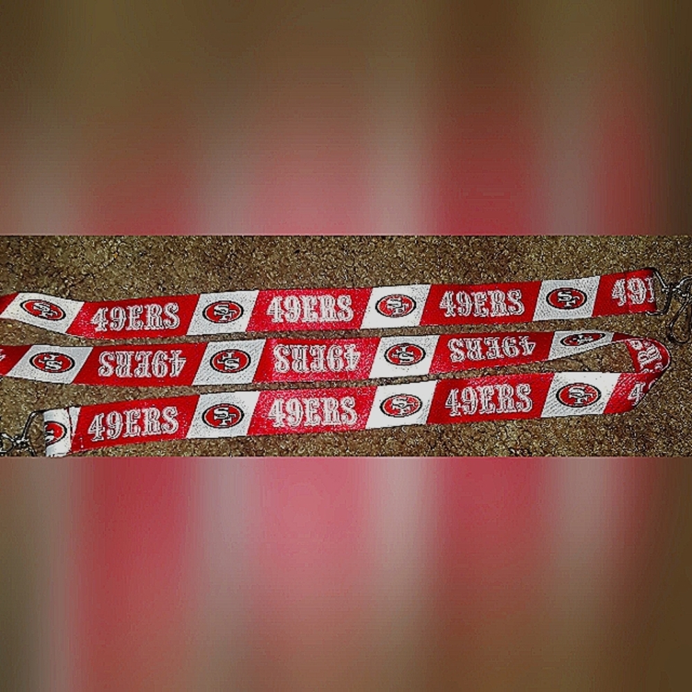 SF 49er lanyard